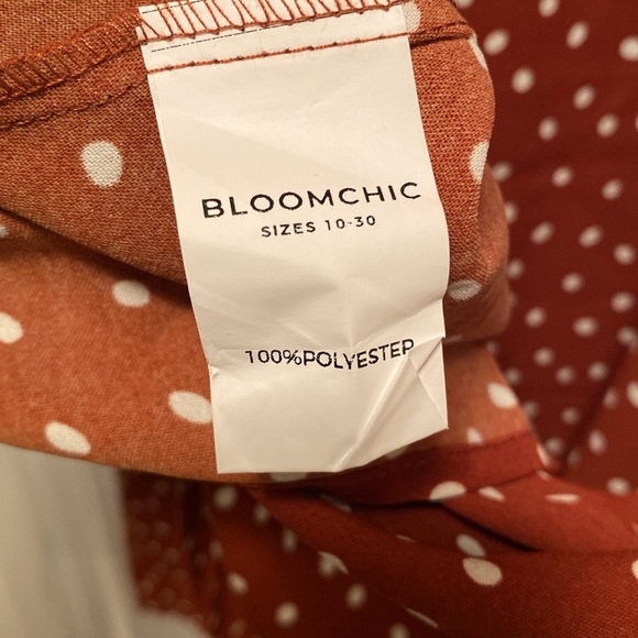 Brand New BloomChic Rust Sleeveless Dress…size 18-20 - Picture 4 of 5